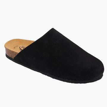 Plakton Clog – Brooke Black Suede